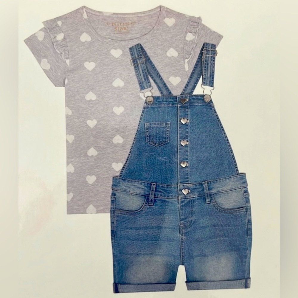 Vigoss denim overall set